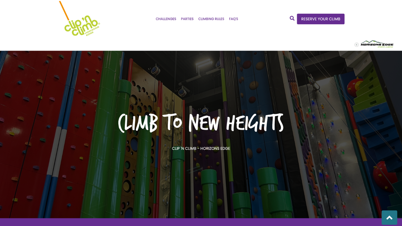 Clip 'n Climb Website