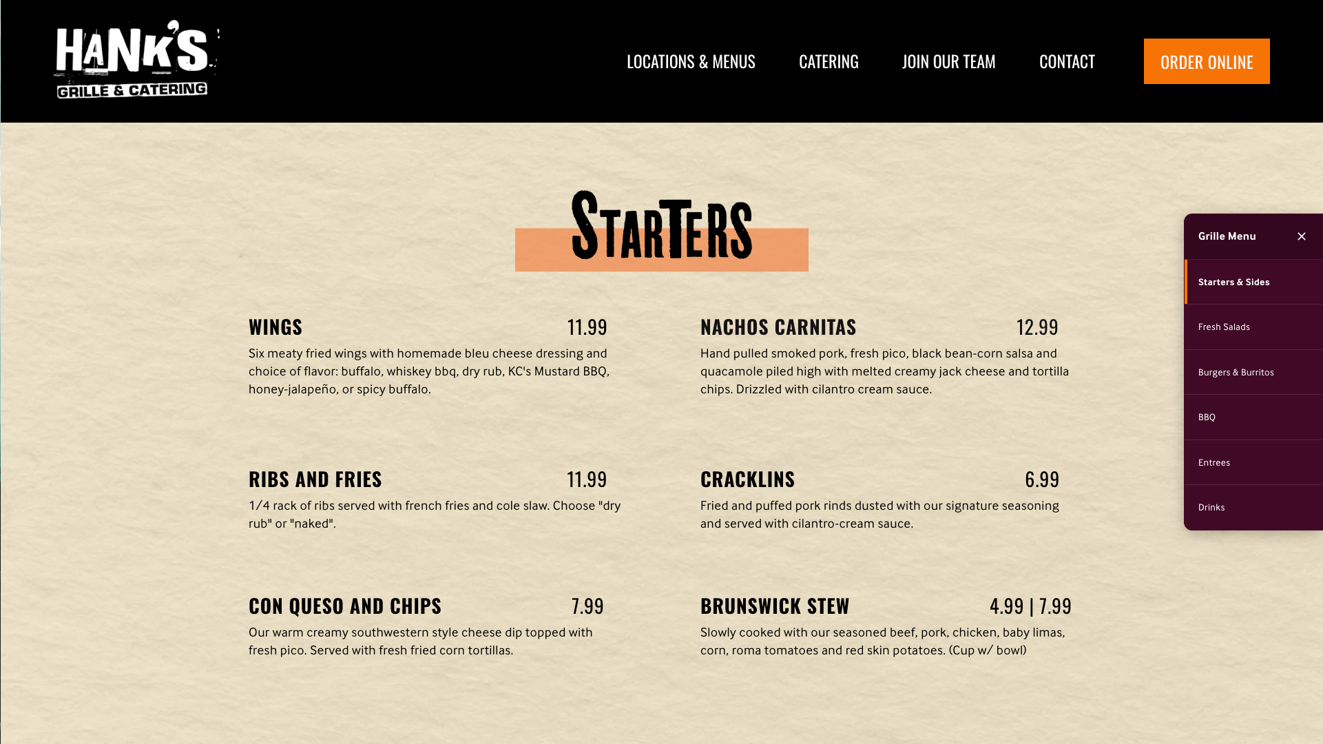 Hank's Grille & Catering